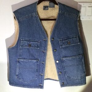 LIZ WEAR BLUE JEAN VEST